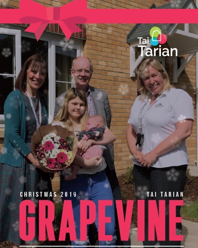 Front cover of the Christmas 2019 edition of The Grapevine