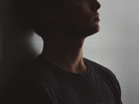 A person in silhouette 