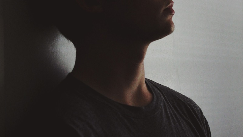 A person in silhouette 