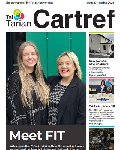 Front cover of Cartref - Spring 2026