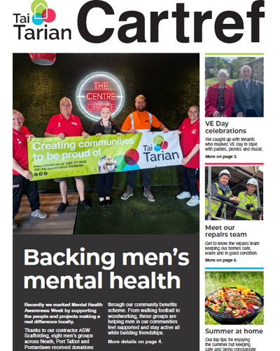 Front cover of Cartref Summer 2025