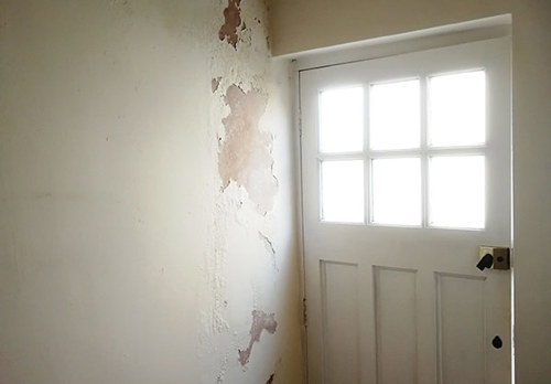 Penetrative damp on wall