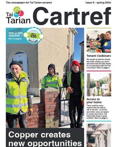 Front cover of the Spring 2024 edition of Cartref