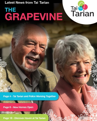 Front cover of the December 2018 edition of The Grapevine.