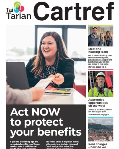 Front cover of Cartref - Spring 2025