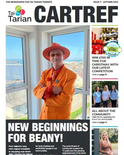 Front cover of Autumn 2023 edition of Cartref