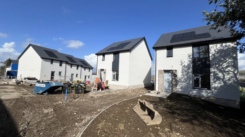 The first new properties at Tudor Court