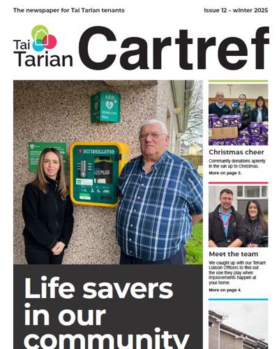 Front cover of the winter 2025 edition of Cartref