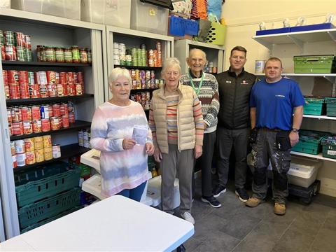 The team at Banc Bwyd Port Talbot