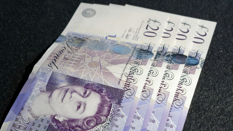 Some £20 notes