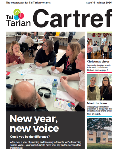 Front cover of Cartref - Winter 2026