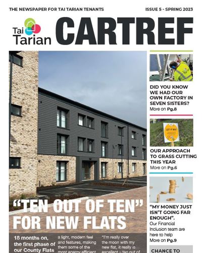 Front cover of Spring 2023 edition of Cartref