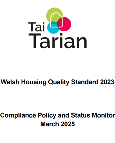 Cover of the WHQS 2023 Compliance Policy